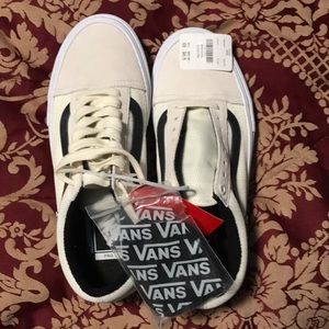 Cream Classic Vans